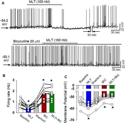 Melatonin suppresses sympathetic vasomotor tone through enhancing GABAA receptor activity in the hypothalamus